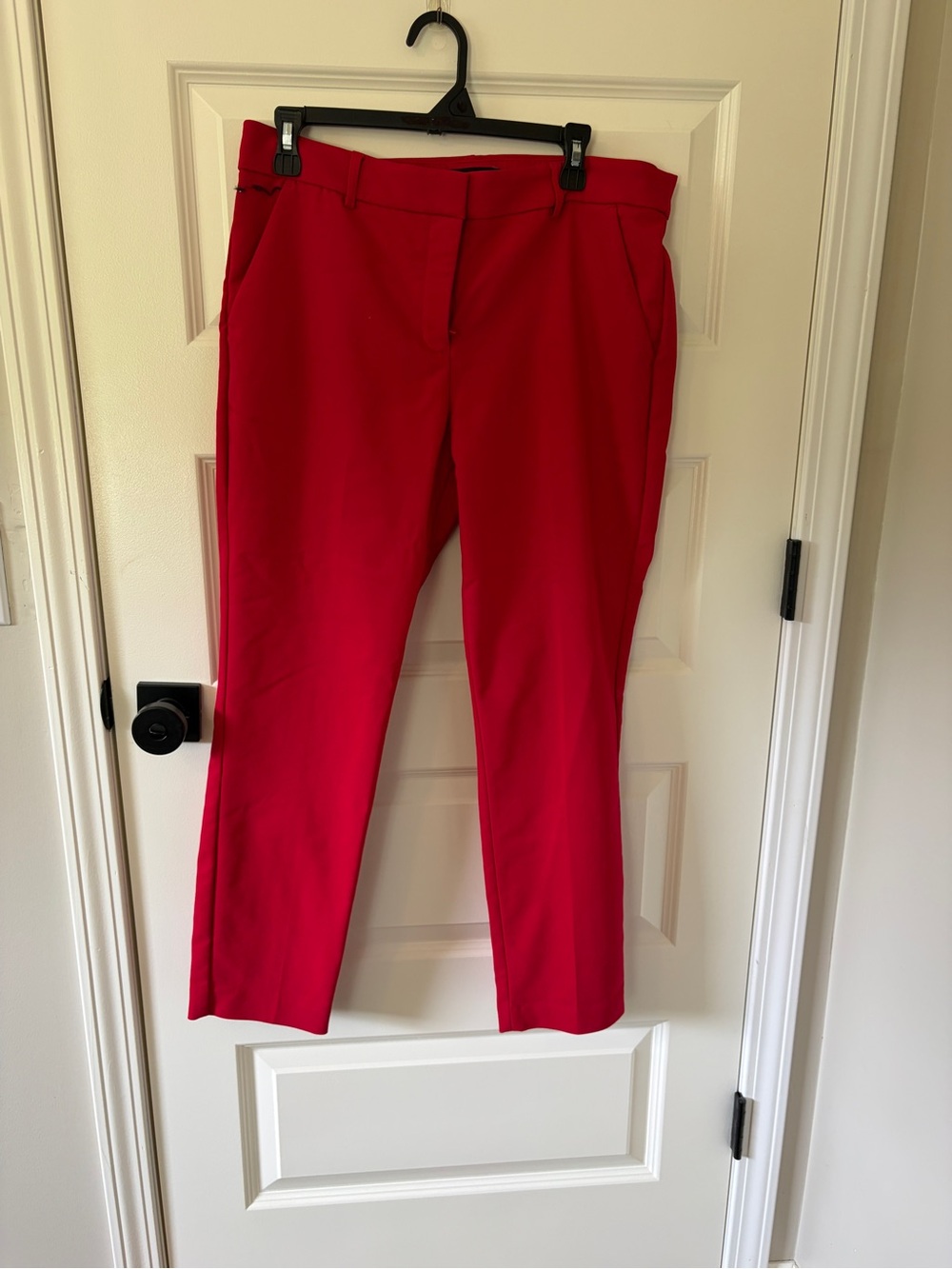 Express Women's Bright Red Tailored Trousers